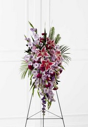 The FTD Tender Touch(tm) Standing Spray from Lagana Florist in Middletown, CT